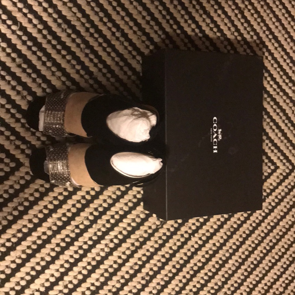 Minetta Land Snake/Suede Black White/Black